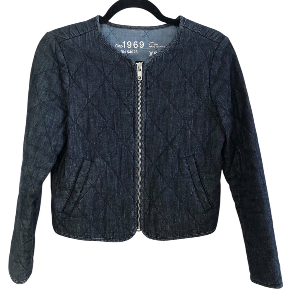 Gap Women's Denim Quilted Jacket